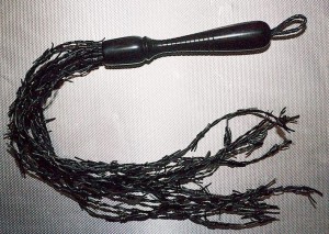 Barbwire flogger from Jack's floggers