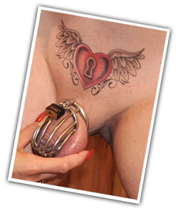 BDSM tattoo - Slave heart